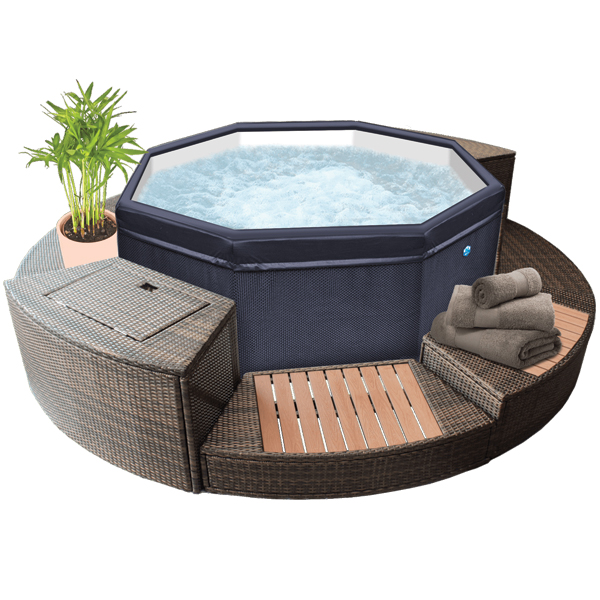 Spa Netspa Octopus + mobilier