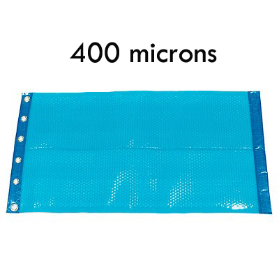Bache à bulles bordée 2 côtés Bleu 400 microns