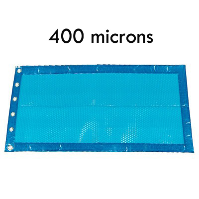 Bache à bulles bordée 4 côtés Bleu 400 microns