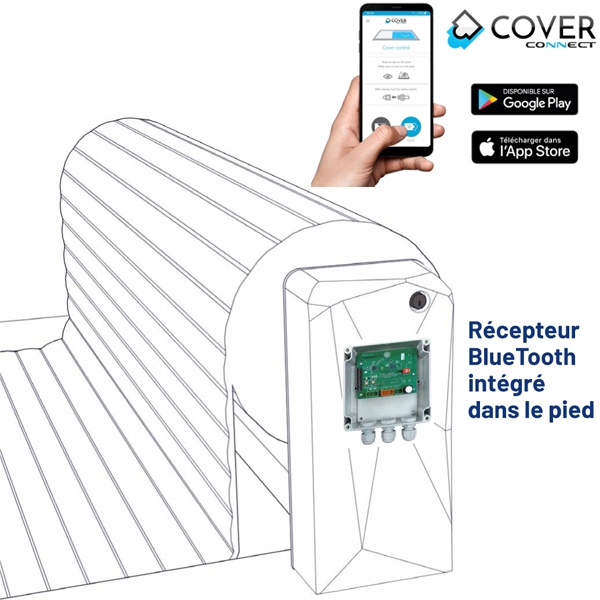Option Récepteur Bluetooth Cover Connect Fluidra