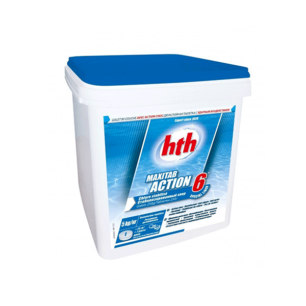 Chlore hth Maxitab Action 6 Special Liner 10kg