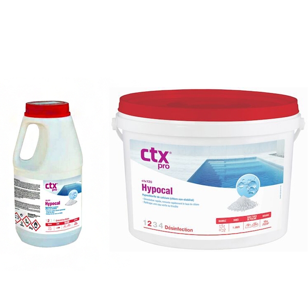 Chlore choc non stabilisé Hypocal CTX-120 - 2kg